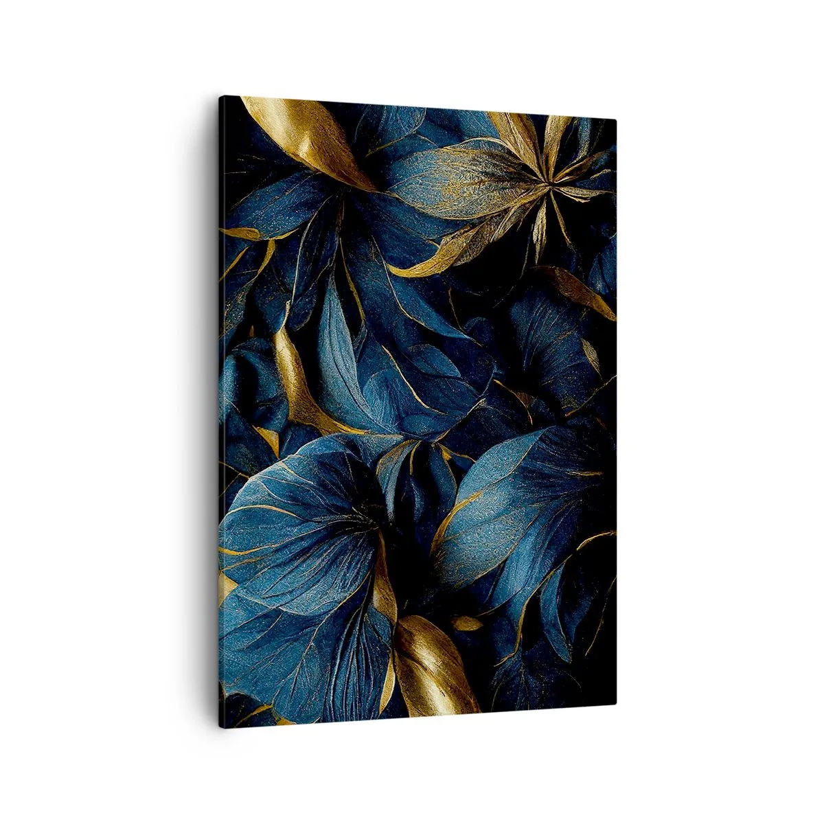 Quadro em tela - Forrado com ouro - 50x70 cm