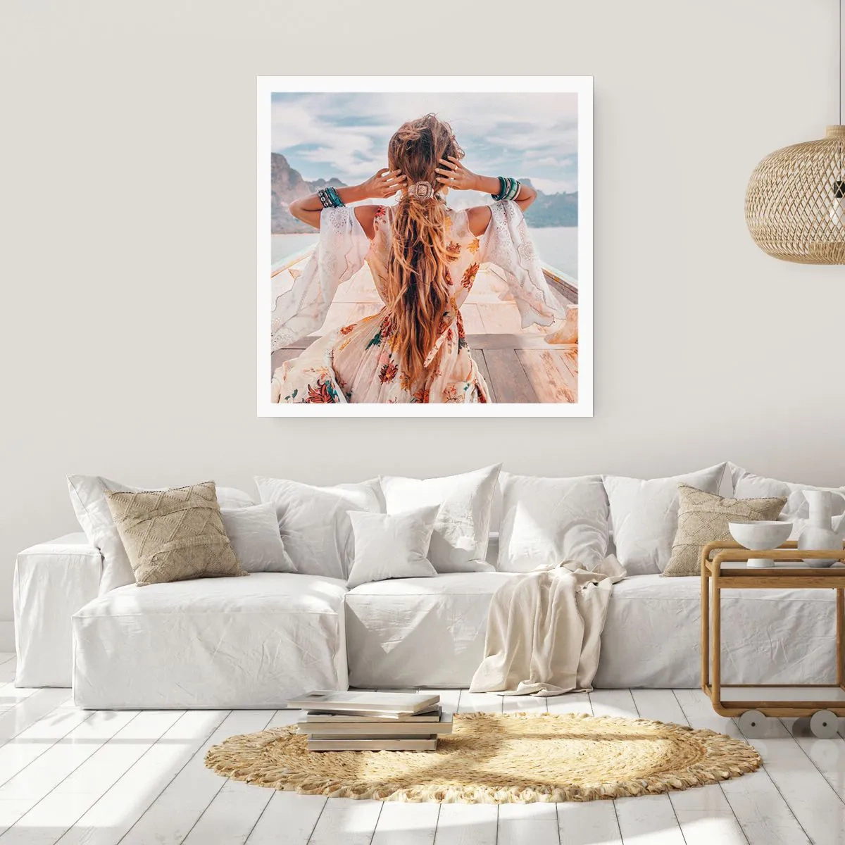 Pôster - A caminho da felicidade - 40x40 cm