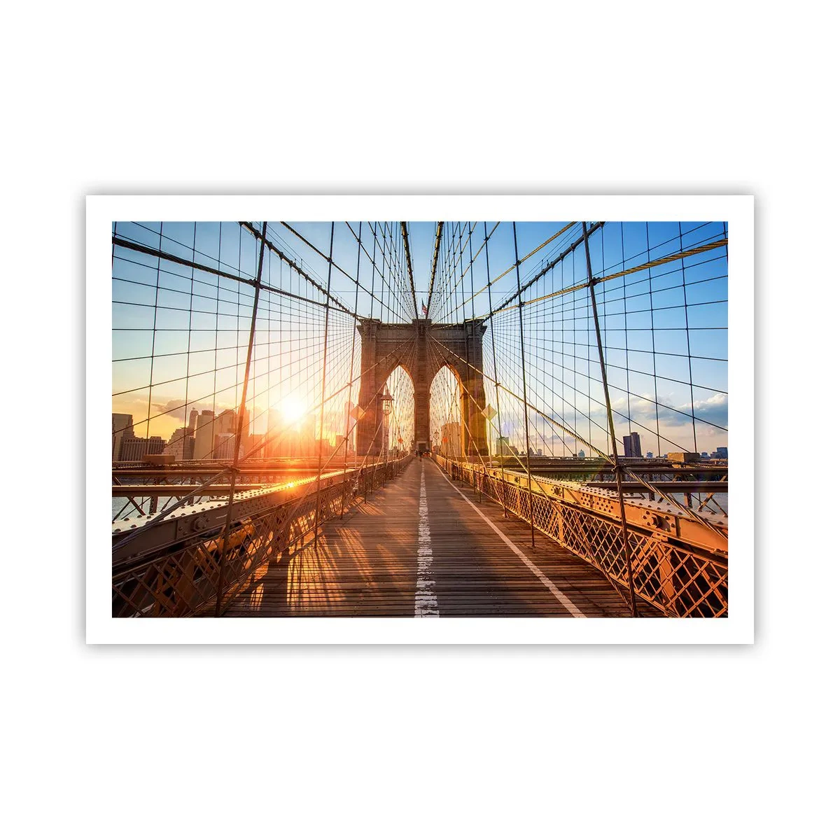 Pôster - Na Ponte Dourada - 91x61 cm