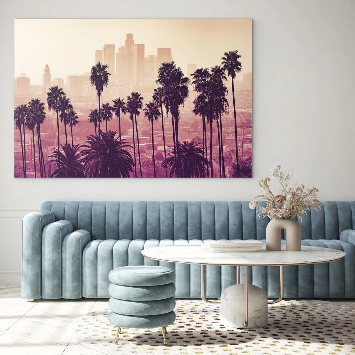 Quadro em vidro - Paisagem californiana - 100x70 cm
