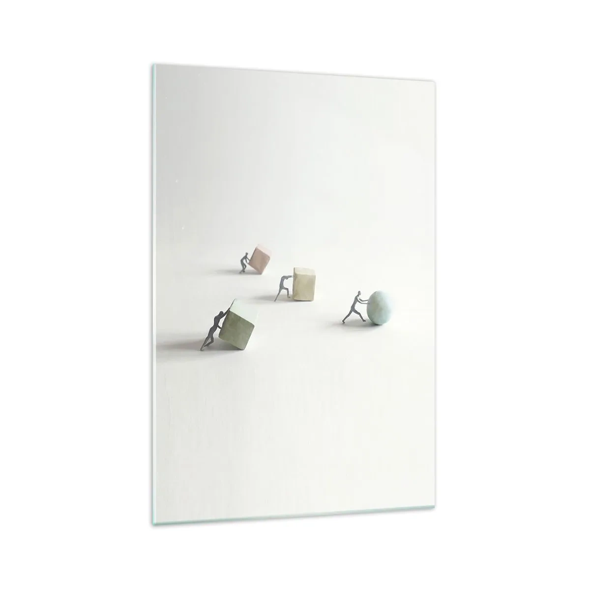 Quadro em vidro - É a vida - 70x100 cm