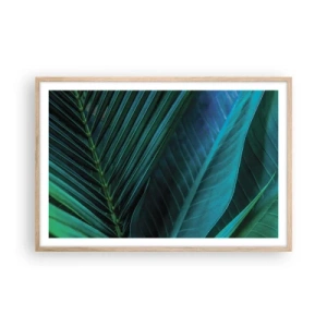 Pôster com moldura de carvalho claro - Anatomia da vegetação - 91x61 cm