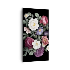 Quadro em tela - Do jardim inglês - 65x120 cm