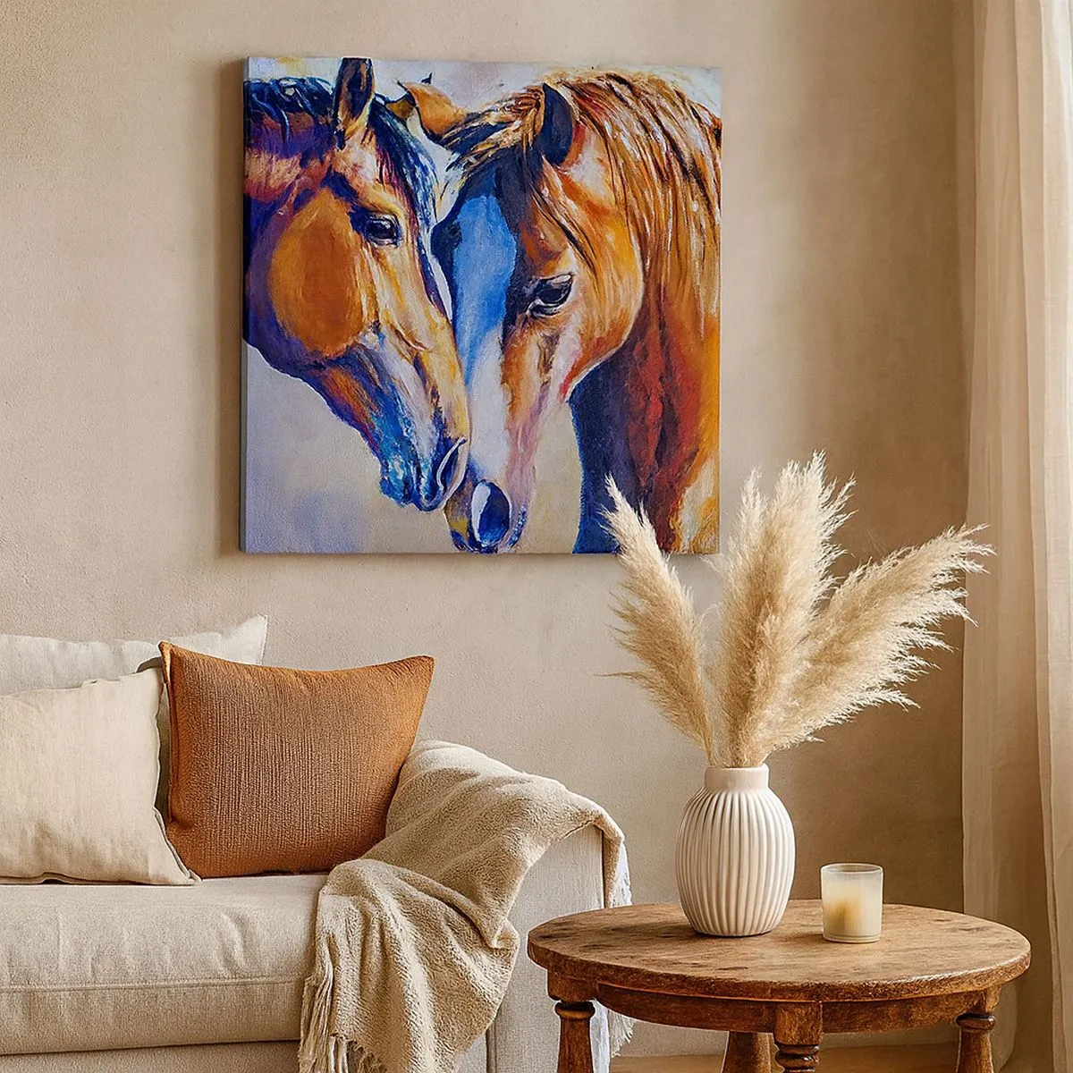 Quadro em tela - Isso é amizade? Isso é amor? - 30x30 cm