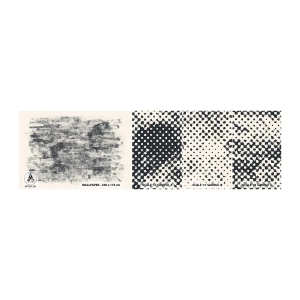 Amostra de Papel de Parede Standard Eco - Composição nebulosa - Abstração, Pedaço, Padrão Moderno - 100x30 cm