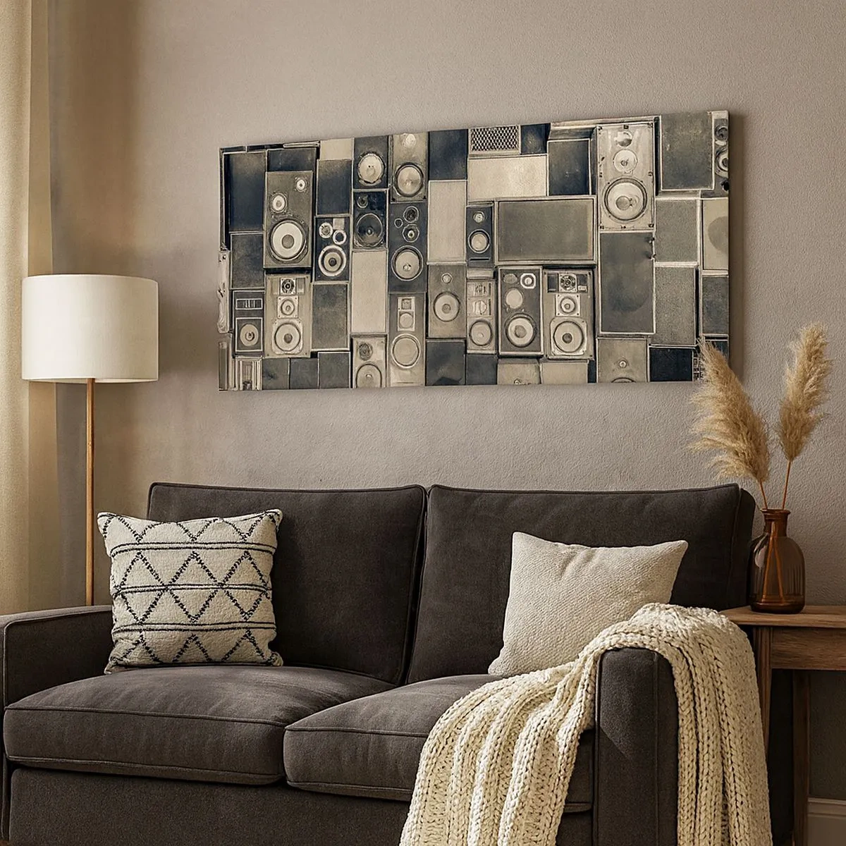 Quadro em tela - Está tudo bem - 100x40 cm