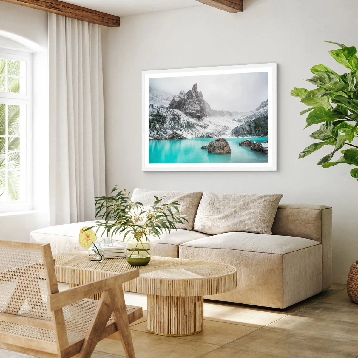 Pôster em moldura branca - Na guarda - 100x70 cm