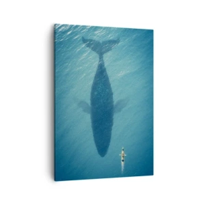 Quadro em tela - Encontro no oceano - 50x70 cm