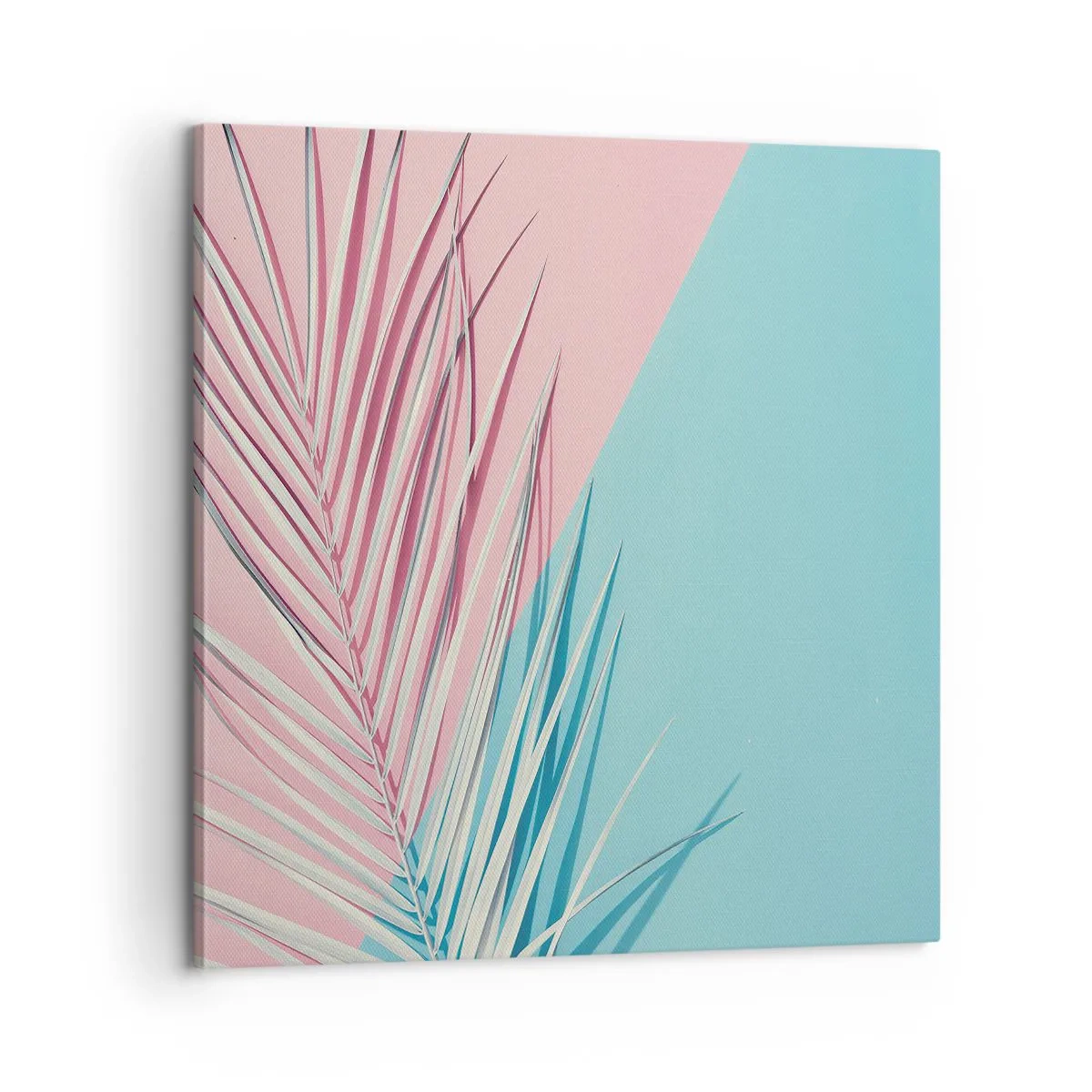 Quadro em tela - Impressão tropical - 60x60 cm