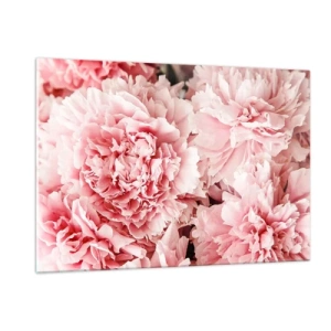 Quadro em vidro - Sonho rosa - 120x80 cm