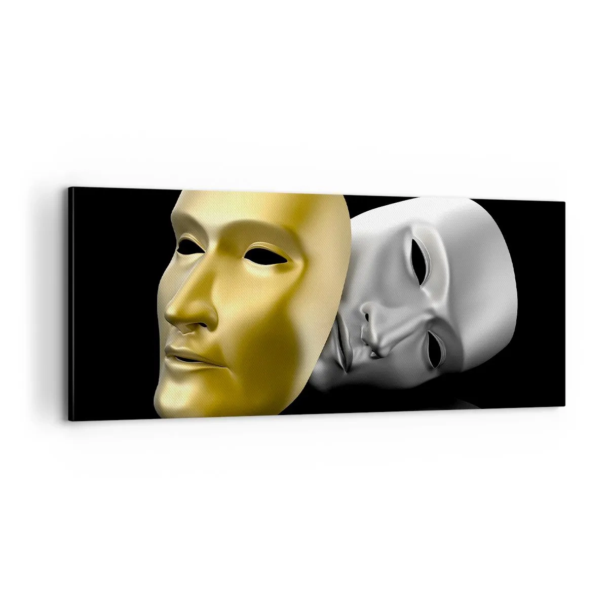 Quadro em tela - A vida é um teatro - 100x40 cm