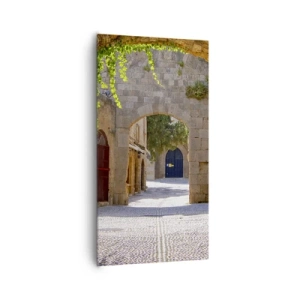 Quadro em tela - Em breve aparecerá uma procissão - 65x120 cm