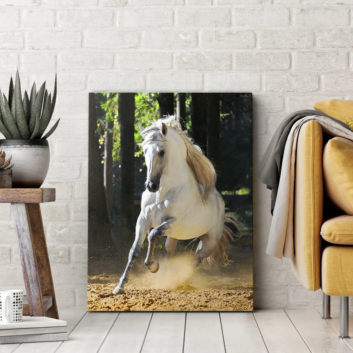 Quadro em tela - Como de um romance de fantasia - 55x100 cm