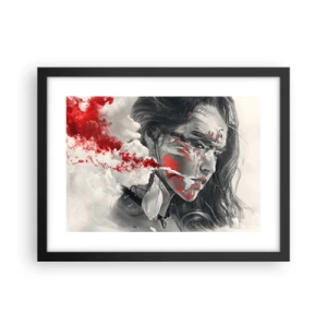 Pôster com moldura preta - Nos fumos do absurdo - 40x30 cm