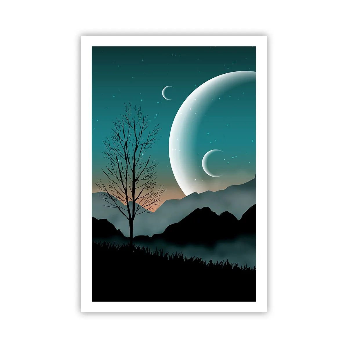 Pôster - Carnaval de uma noite estrelada - 61x91 cm