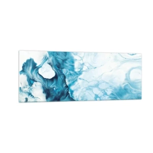 Quadro em vidro - Concerto Azul - 140x50 cm