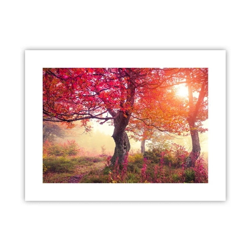 Pôster - Um frenesi de florescimento - 40x30 cm