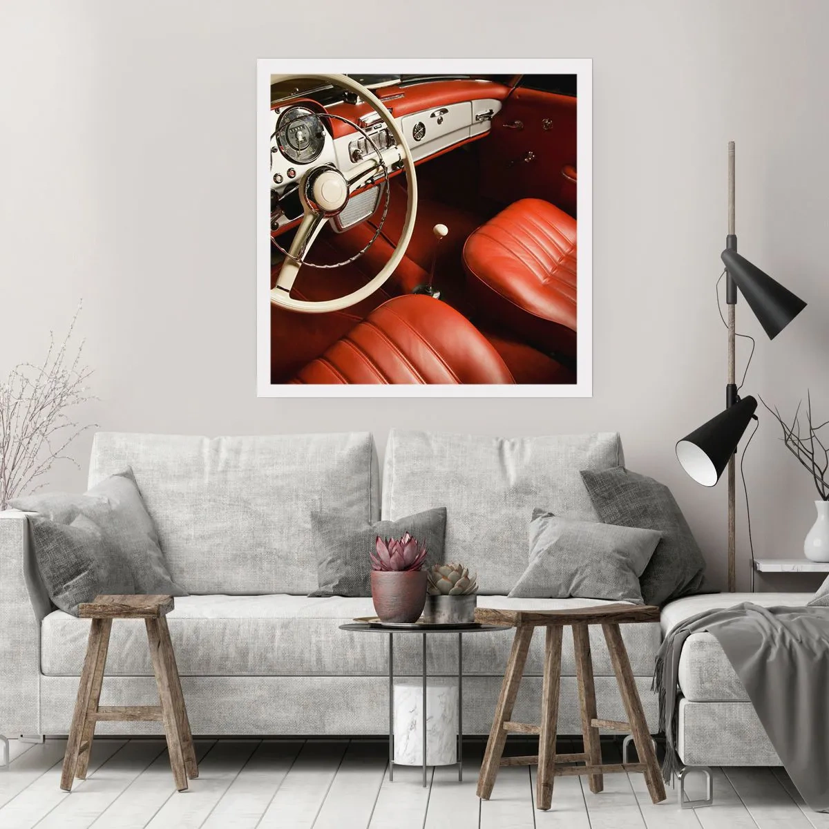 Pôster - Luxo vintage - 50x50 cm