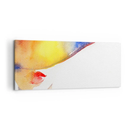 Quadro em tela - Retrato de uma dama    - 100x40 cm