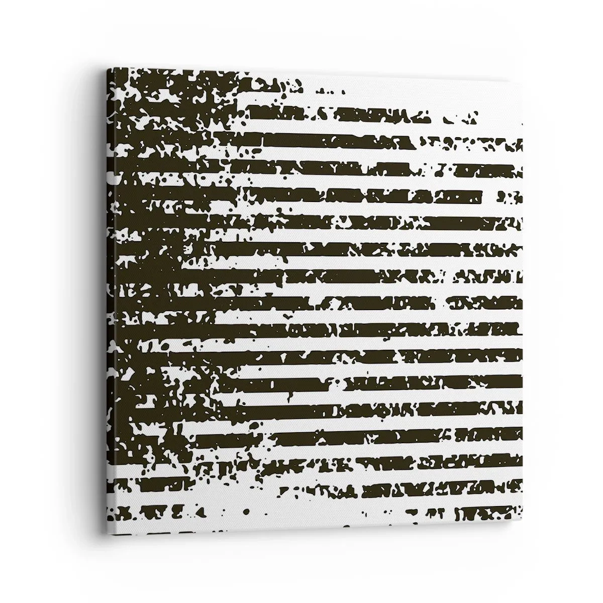 Quadro em tela - Ritmo e ruído - 30x30 cm