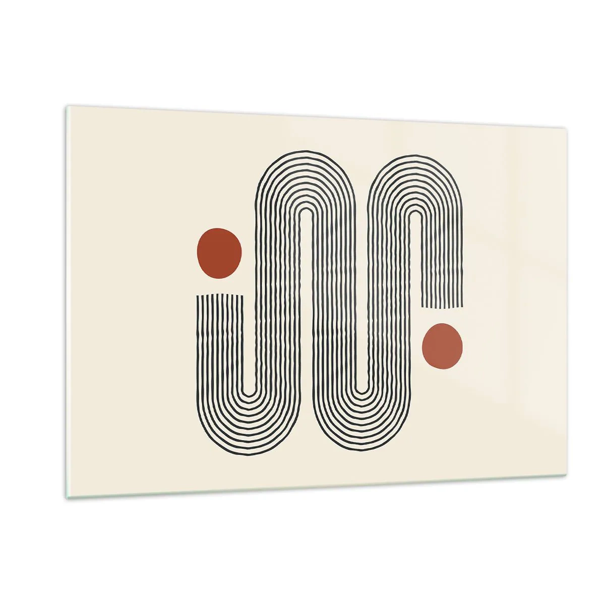 Quadro em vidro - Do início ao fim - 120x80 cm