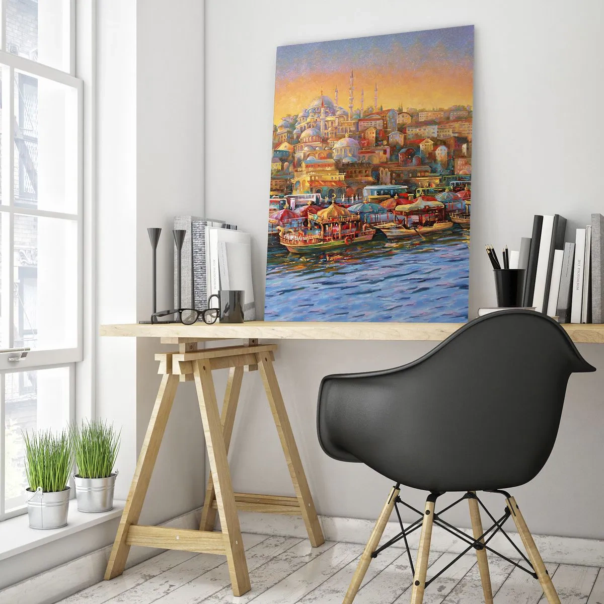 Quadro em vidro - Conto de Istambul - 50x70 cm