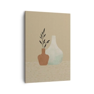 Quadro em tela - O vaso e sua ideia - 50x70 cm