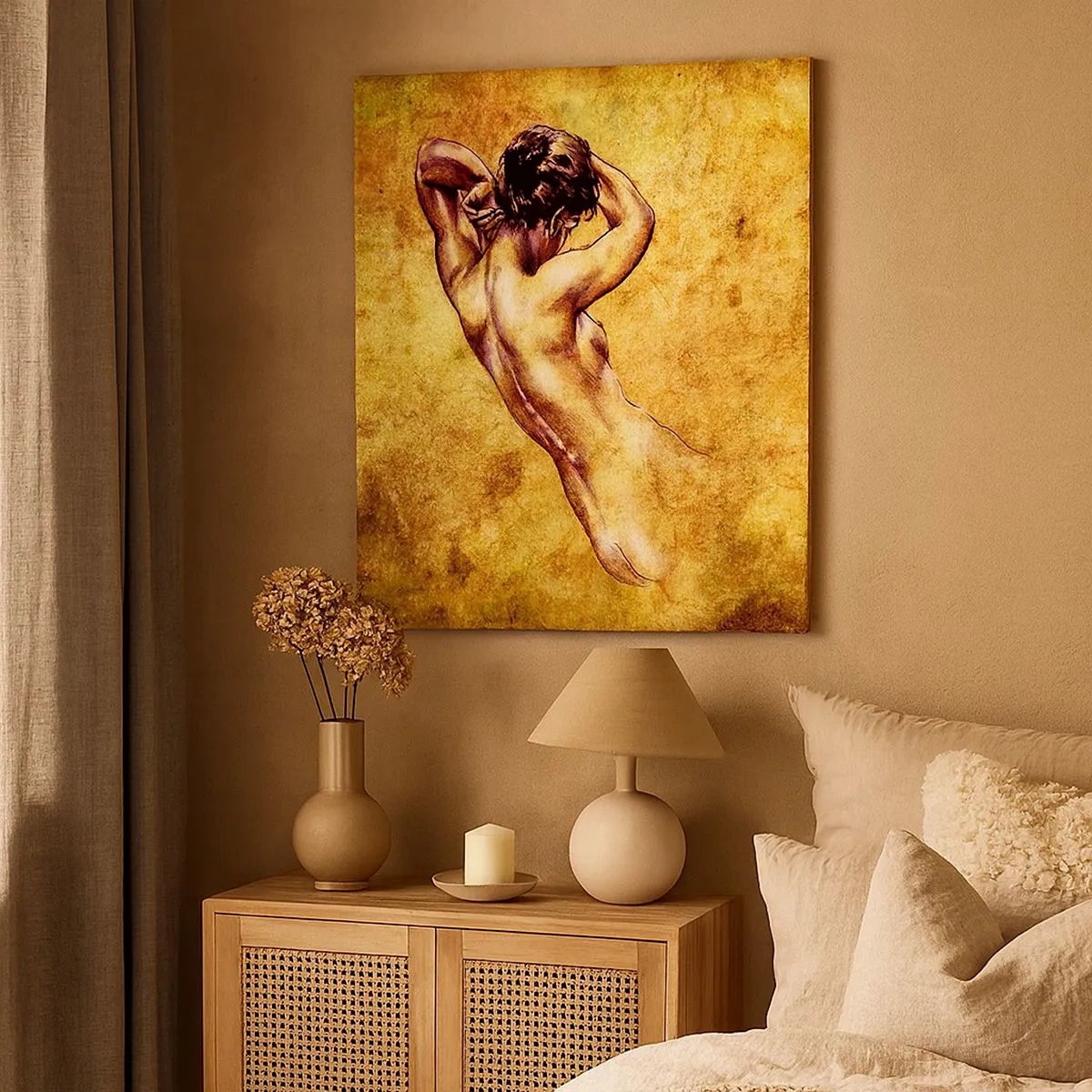 Quadro em tela - Descoberta, mas ainda um mistério - 30x30 cm