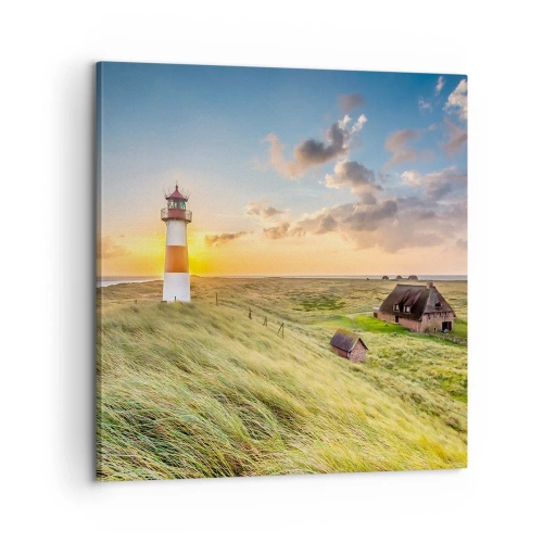 Quadro em tela - Entre as ondas - 60x60 cm