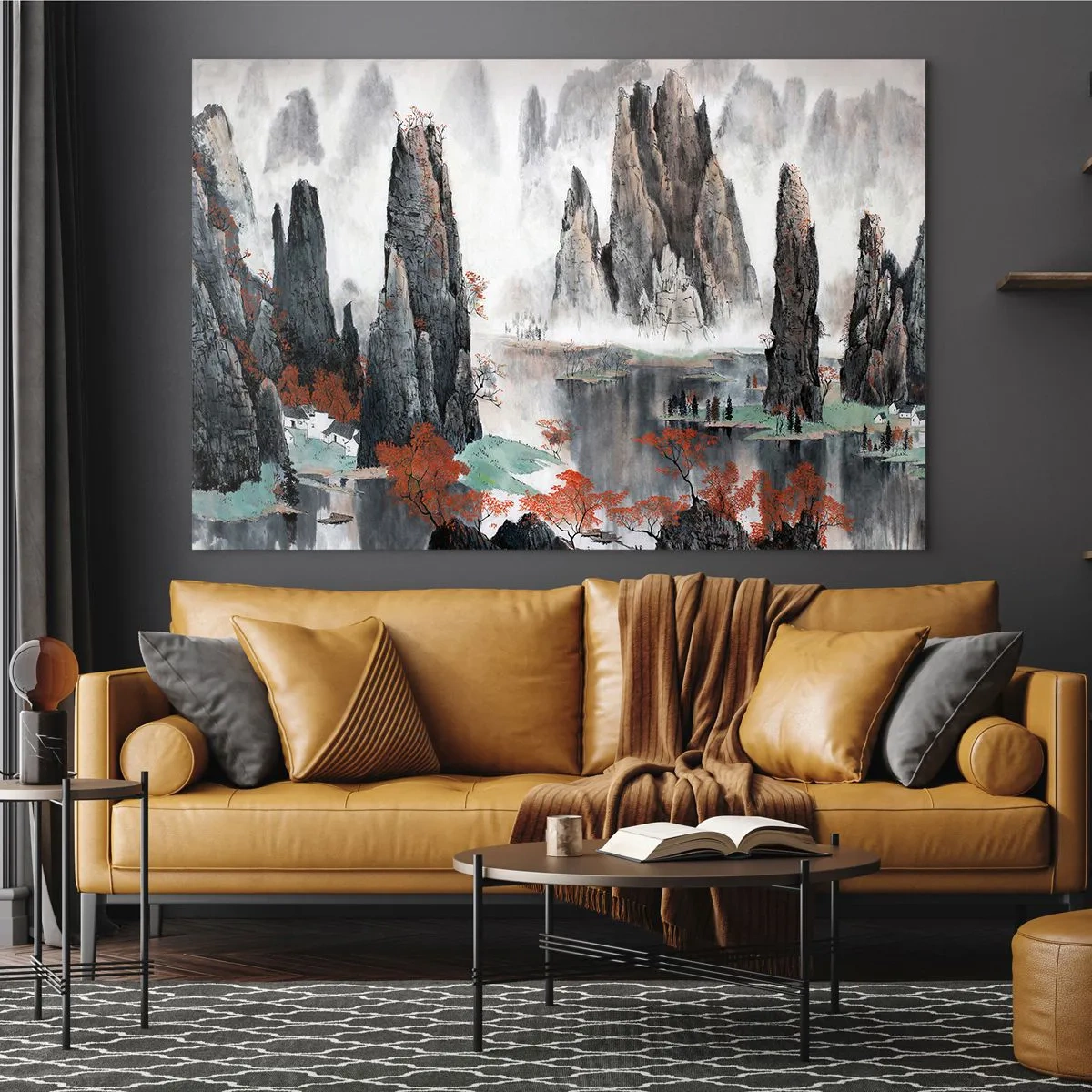 Quadro em vidro - Poderosos guardiões - 100x70 cm