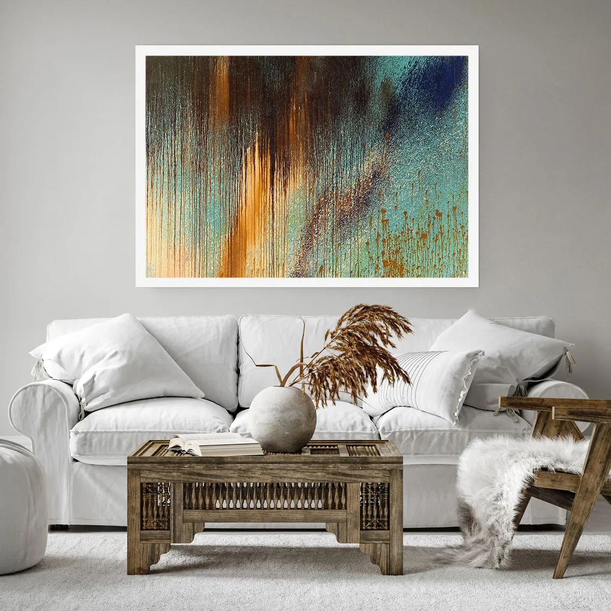 Pôster - Uma composição colorida não acidental - 100x70 cm