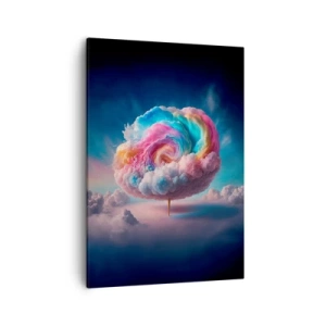Quadro em tela - O sonho de um parque de diversões - 50x70 cm