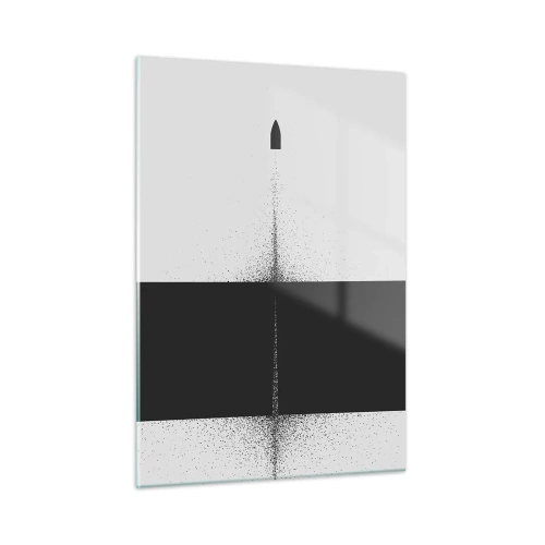 Quadro em vidro - Direto para o destino - 50x70 cm