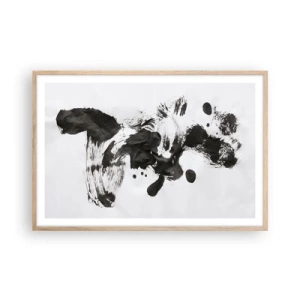 Pôster com moldura de carvalho claro - Existe um método para a loucura? - 91x61 cm