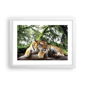 Pôster em moldura branca - Com os melhores cumprimentos - 40x30 cm