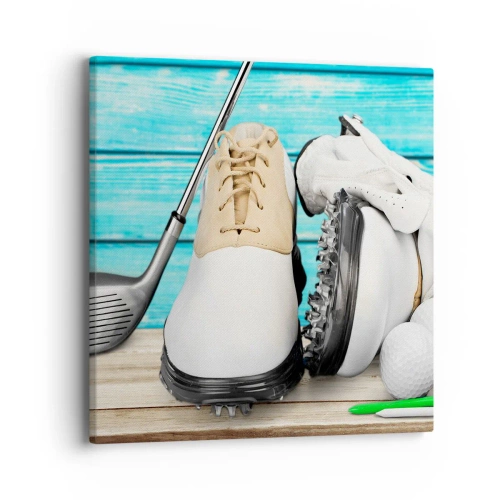 Quadro em tela - Está tudo pronto - 40x40 cm