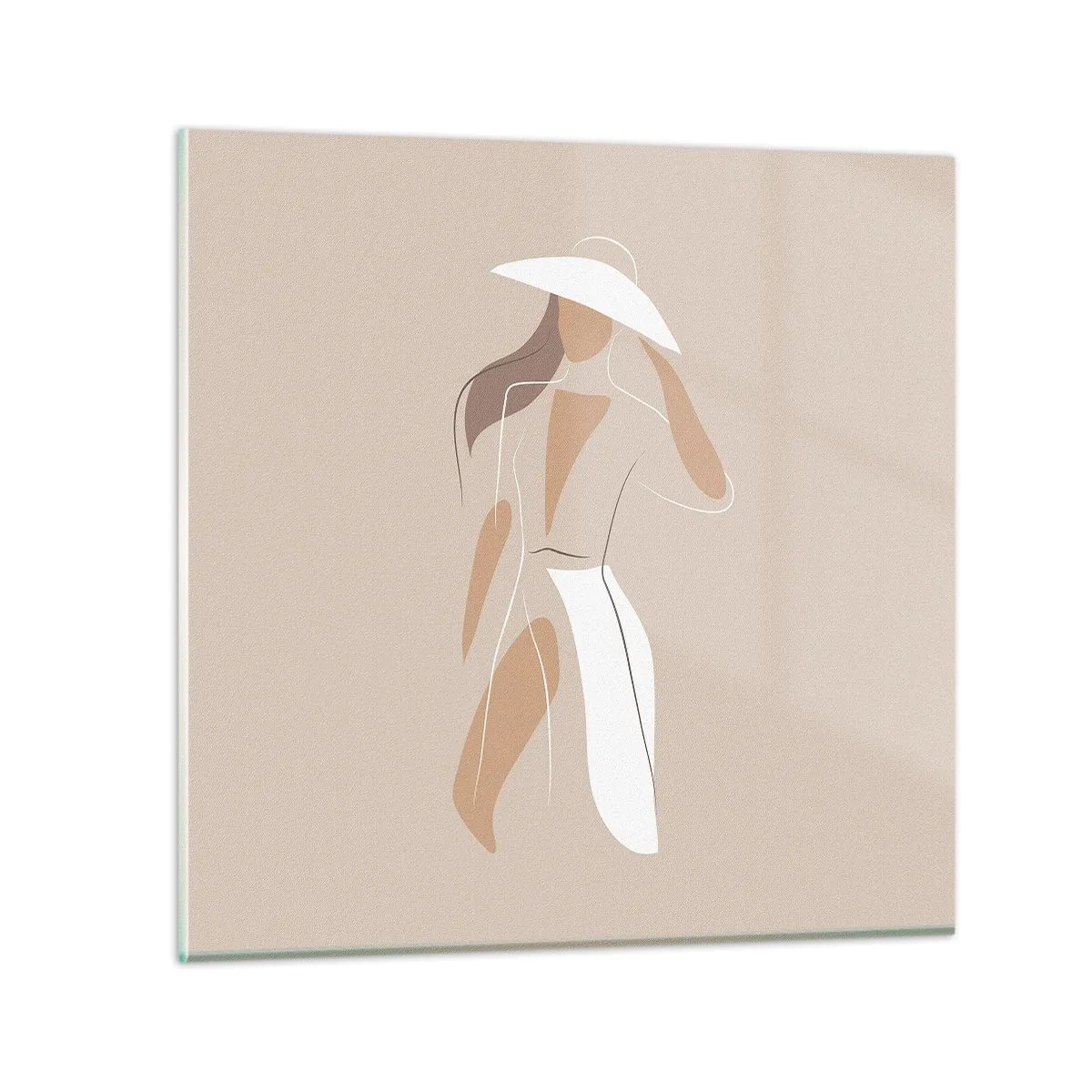 Quadro em vidro - A moda é diversão - 60x60 cm