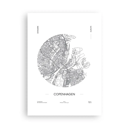 Pôster - Anatomia de Copenhague - 50x70 cm