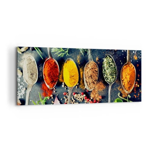 Quadro em tela - Magia culinária - 100x40 cm
