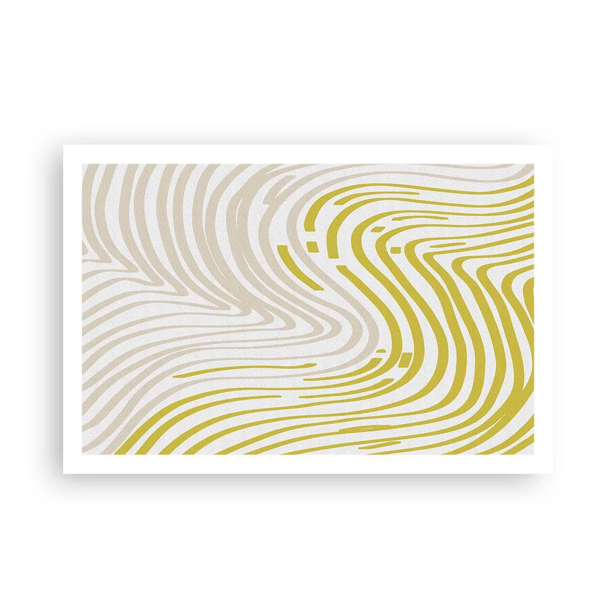 Pôster - Uma composição com uma curvatura suave - 91x61 cm