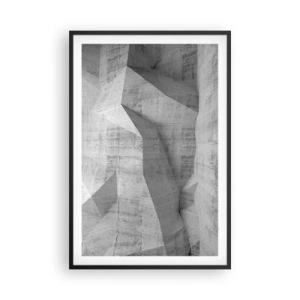 Pôster com moldura preta - Um verdadeiro desafio - 61x91 cm