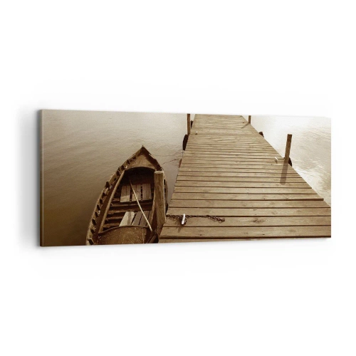 Quadro em tela - Paz de espírito - 100x40 cm