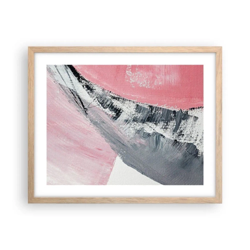 Pôster com moldura de carvalho claro - Composição à medida - 50x40 cm