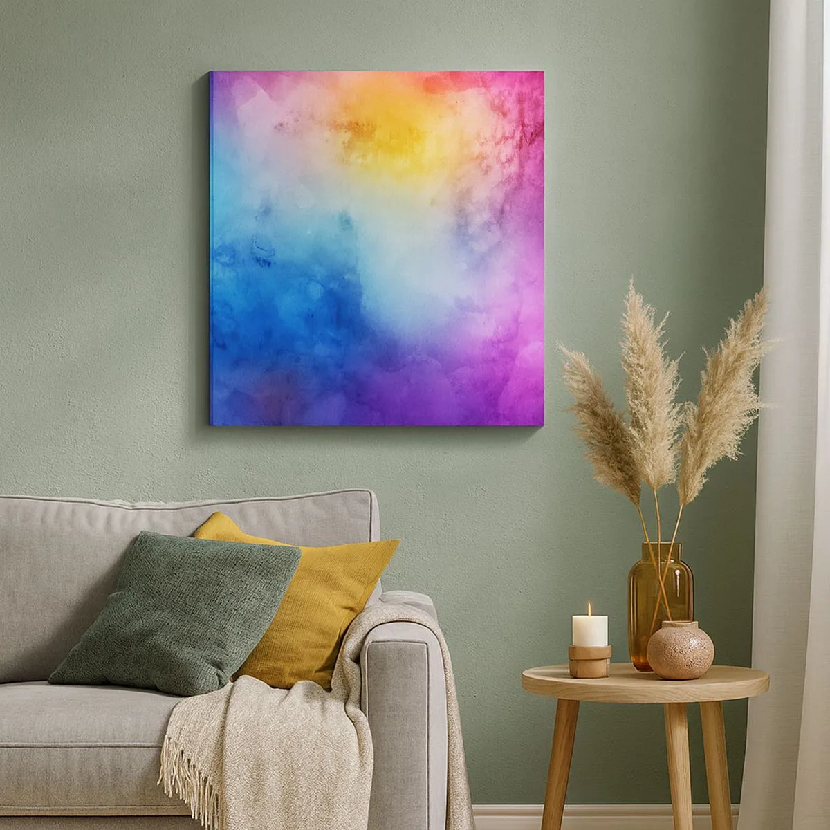 Quadro em tela - Quase no sétimo céu - 30x30 cm