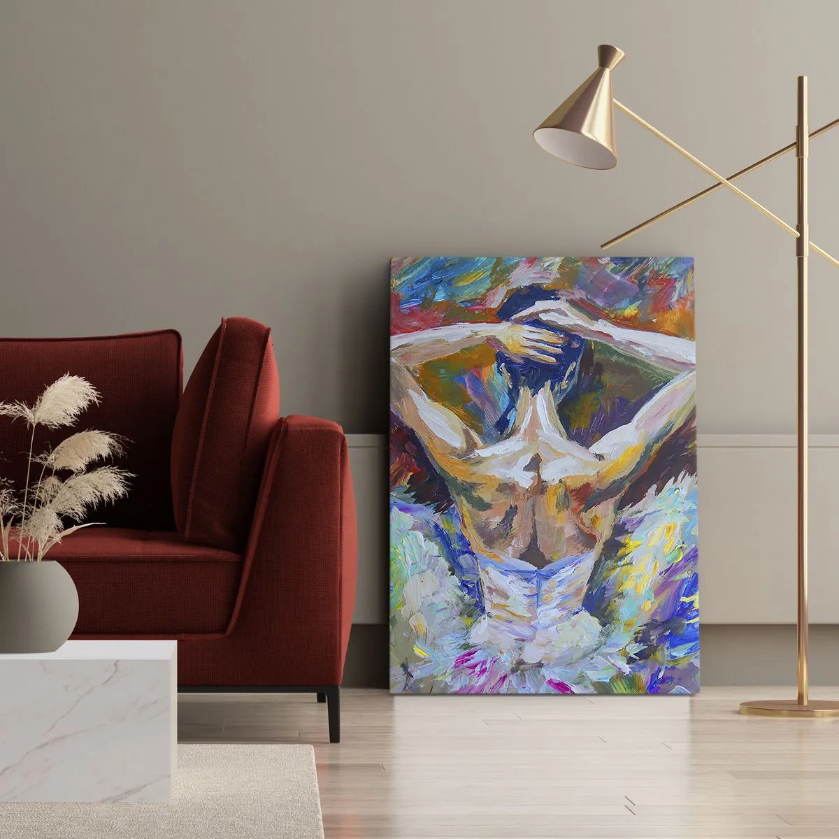 Quadro em tela - Pode ser qualquer coisa - 50x70 cm