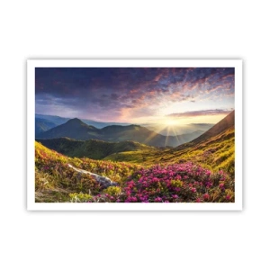 Pôster - A frescura de uma manhã nas montanhas - 100x70 cm