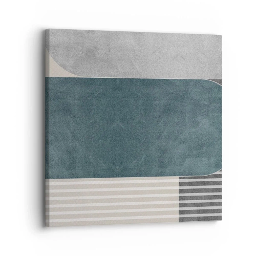 Quadro em tela - Composição ao nível - 30x30 cm