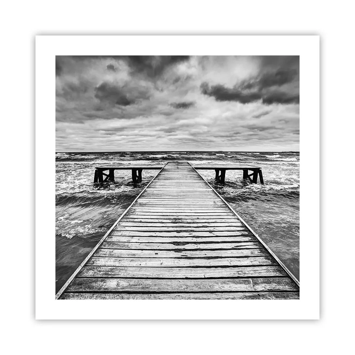 Pôster - Estou à espera do vento, que vai dispersar... - 50x50 cm