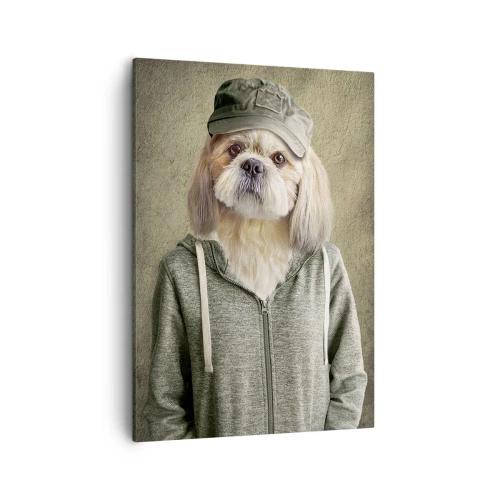 Quadro em tela - Prefiro relaxar - 50x70 cm