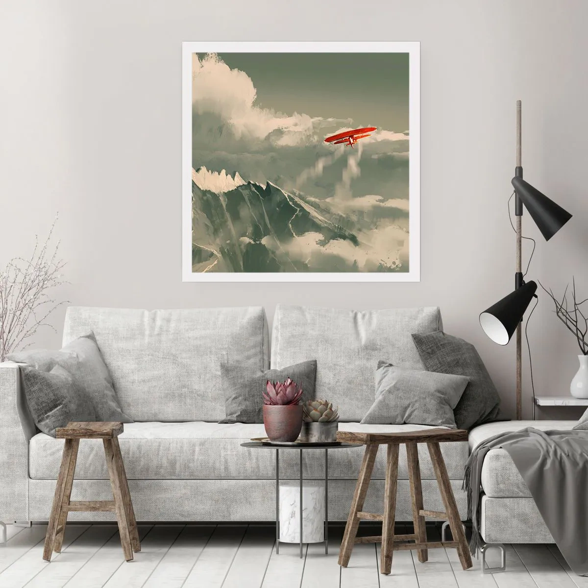 Pôster - O pioneiro destemido - 60x60 cm